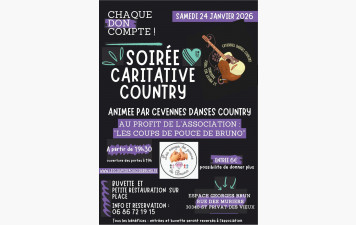 Soirée caritative danse country