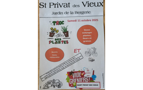 Troc aux plantes et vides grenier